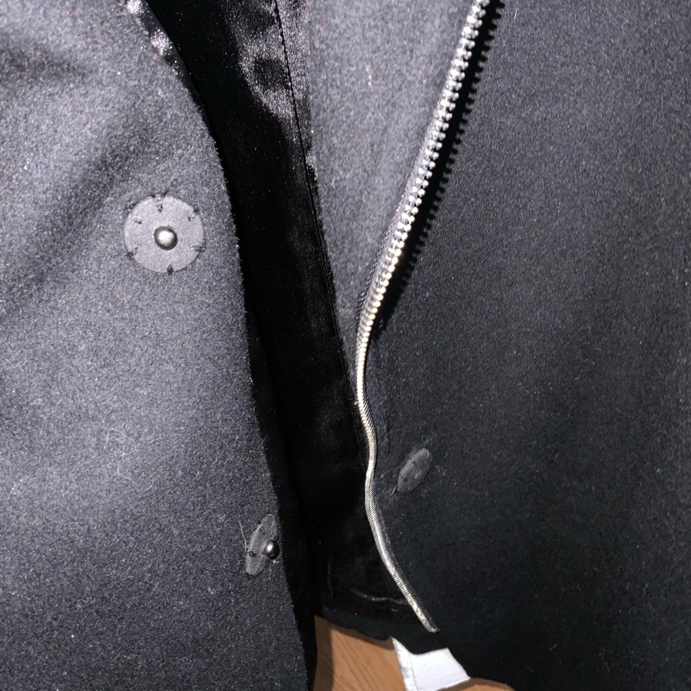 VERA WANG WOOL ZIPER COAT XL - Picture 8 of 8